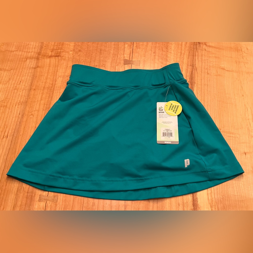 Prince tennis skort teal xs